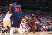 NBA总决赛天王山之战，巴特勒40分三双热火淘汰尼克斯